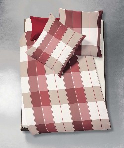 Bettwäsche Flanell rot weiß Bettwäsche Flanell rot weiß